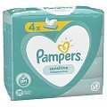 Купить pampers sensitive (памперс) салфетки влажные, 52шт (в комплекте 4 упаковки) в Ваде