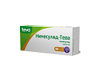 Купить нимесулид-тева, таблетки 100мг, 20шт в Ваде