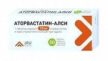 Купить аторвастатин-алси, таблетки, покрытые пленочной оболочкой 10мг, 30 шт в Ваде