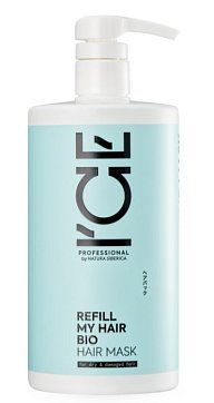 Натура Сиберика ICE Professional by маска для сухих и повреждённых волос Refill My Hair, 750мл