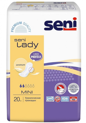 Купить seni lady (сени леди) прокладки урологические мини 20шт в Ваде