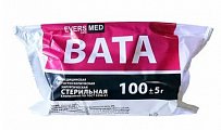 Вата хирургическая стерильная Ника, 100г