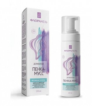 Флоражель пенка-мусс для интимной гигиены с пребиотиком 150 мл