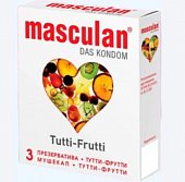 Купить masculan (маскулан) презервативы с ароматом тутти-фрутти tutti-frutti, 3 шт в Ваде