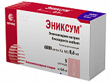Купить эниксум, раствор для инъекций 6000 анти-ха ме шприцы 0,6мл, 5шт в Ваде