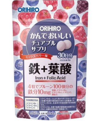 Купить orihiro (орихиро) железо с витаминами, таблетки 120шт бад в Ваде