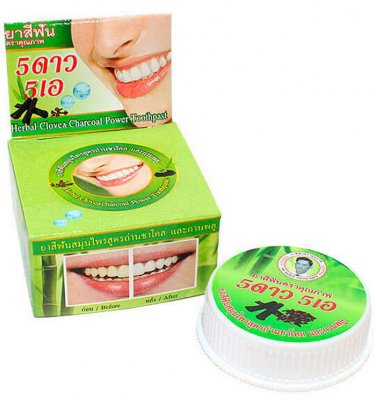 Купить 5 star cosmetic (5 стар косметик) зубная паста травяная с углем бамбука, 25г в Ваде