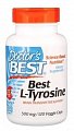 Купить doctor's best (доктор бэст), l-тирозин капсулы массой 620мг, 120 шт бад в Ваде