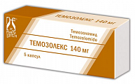 Купить темозолекс, капсулы 140мг 5шт в Ваде