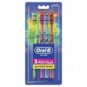 Купить oral-b (орал-би) зубная щетка color collection мануальная средней жесткости 4 шт в Ваде