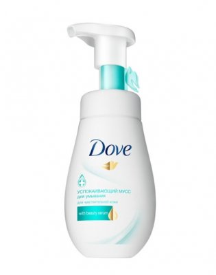 Купить dove (дав) мусс для умывания для чувствительной кожи успокаивающий, 160мл в Ваде