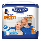 Купить liberty premium pants (либерти премиум пантс) подгузники-трусики для взрослых одноразовые м 10шт в Ваде