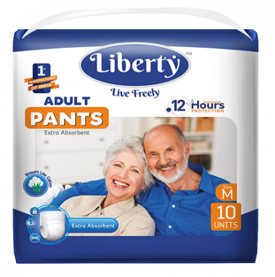 Купить liberty premium pants (либерти премиум пантс) подгузники-трусики для взрослых одноразовые м 10шт в Ваде