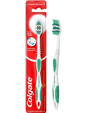 Колгейт (Colgate) Зубная щетка Классика здоровья средняя, 1 шт