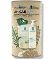 Купить la roche-posay lipikar ap+ (ля рош позе) липидовосполняющее смягчающее масло для ванны и душа 400 мл+сменный блок 400 мл/набор в Ваде