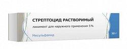 Купить стрептоцид, линимент для наружного применения 5%, 30г в Ваде