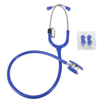 Купить стетоскоп amrus (амрус) 04-ам420 delux master медицинский двухсторонний терапевтический, синий в Ваде