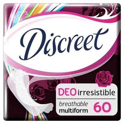 Купить discreet (дискрит) прокладки део иресист мультиформ 60шт в Ваде