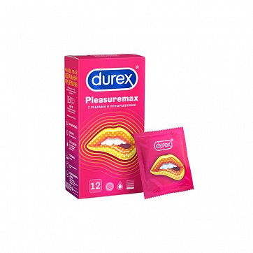 Durex (Дюрекс) презервативы PleasureMax 12шт