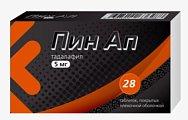 Купить пин ап, таблетки, покрытые пленочной оболочкойо 5мг, 28шт в Ваде