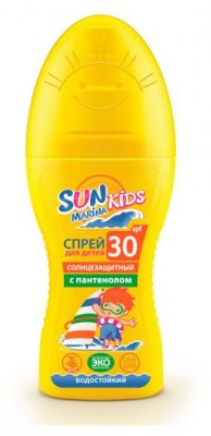 Купить sun marina (сан марина) кидс, крем солнцезащитный для детей, 150мл spf30 в Ваде