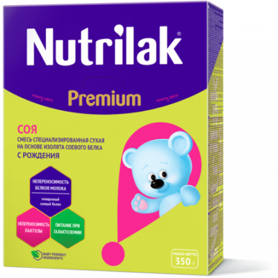 Купить нутрилак премиум (nutrilak premium) соя молочная смесь с рождения, 350г в Ваде