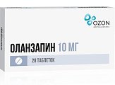 Купить оланзапин, таблетки, покрытые пленочной оболочкой 10мг, 28 шт в Ваде