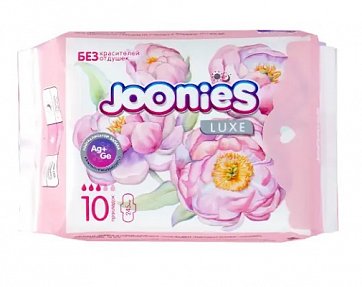  Joonies Luxe (Джунис Люкс) прокладки гигенические дневные, 10шт