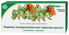 Купить родиолы четырехчленной (красная щетка) корни, фильтр-пакеты 20 шт бад в Ваде