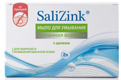 Купить салицинк (salizink) мыло для умывания для жирной и комбинированной кожи с цинком, 100г в Ваде