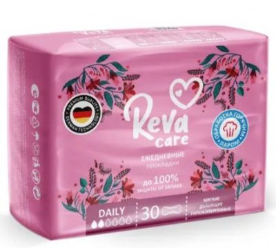 Купить reva care daily (рева кеа дейли) прокладки без запаха ежедневные 30 шт. в Ваде