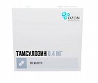 Купить тамсулозин, капсулы с пролонгированным высвобождением 0,4мг, 100 шт в Ваде