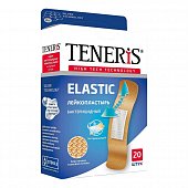 Купить пластырь teneris elastic (тенерис) бактерицидный ионы ag тканевая основа, 20 шт в Ваде