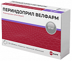Купить периндоприл велфарм, таблетки покрытые пленочной оболочкой 10мг 30шт в Ваде