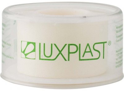 Купить luxplast (люкспласт) пластырь фиксирующий шелковый основе 2,5см х 5м в Ваде