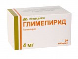 Купить глимепирид, таблетки 4мг, 90 шт в Ваде