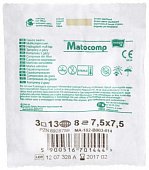 Купить matopat matocomp (матопат) салфетки стерильные 7,5см х7,5см 8 слойные 17нитей, 3шт в Ваде