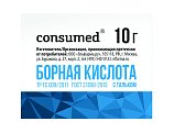 Купить борная кислота с тальком консумед (consumed) пудра гигиеническая, 10г в Ваде