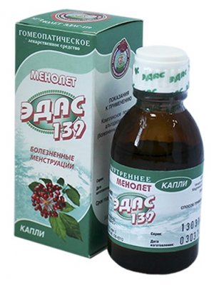 Купить эдас-139 менолет, капли для приема внутрь гомеопатические, 25мл в Ваде