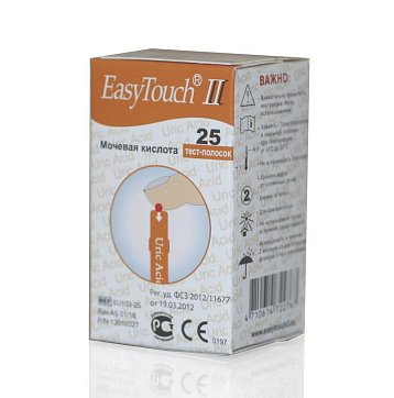 Тест-полоски EasyTouch (Изи тач) Мочевая кислота, 25 шт