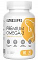 Купить ultrasupps (ультрасаппс) омега-3 премиум, капсулы 1405мг 60 шт. бад в Ваде