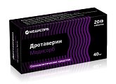 Купить дротаверин, таблетки 40мг, 20 шт в Ваде