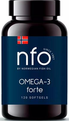 Купить норвегиан фиш оил (nfo) омега-3 форте, капсулы 1384мг, 120 шт бад в Ваде