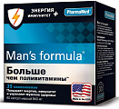 Купить man's formula (мен-с формула) больше чем поливитамины энергия+иммунитет, капсулы массой 940 мг 60шт бад в Ваде