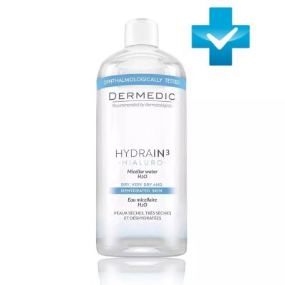 Купить дермедик гидреин 3 гиалуро (dermedic hydrain3) мицеллярная вода 500 мл в Ваде