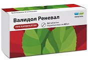 Купить валидол-реневал, таблетки подъязычные 60мг, 32 шт в Ваде