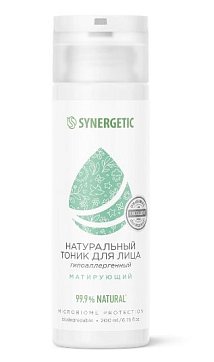 Synergetic (Синергетик) тоник для лица натуральный матирующий, 200 мл