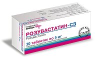 Купить розувастатин-сз, таблетки, покрытые пленочной оболочкой 5мг, 30 шт в Ваде