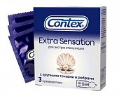 Купить contex (контекс) презервативы extra sensation 3шт в Ваде