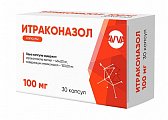 Купить итраконазол, капсулы 100мг, 30 шт в Ваде